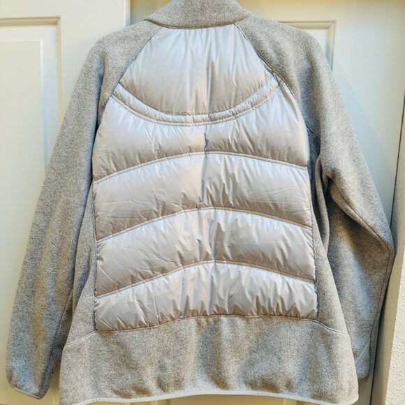 London Fog Women’s Full-Zip Quilted Jacket – Light Gray – XXL - Picture 3 of 4